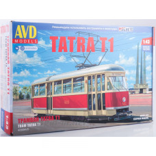 Сборная модель Трамвай Tatra T1